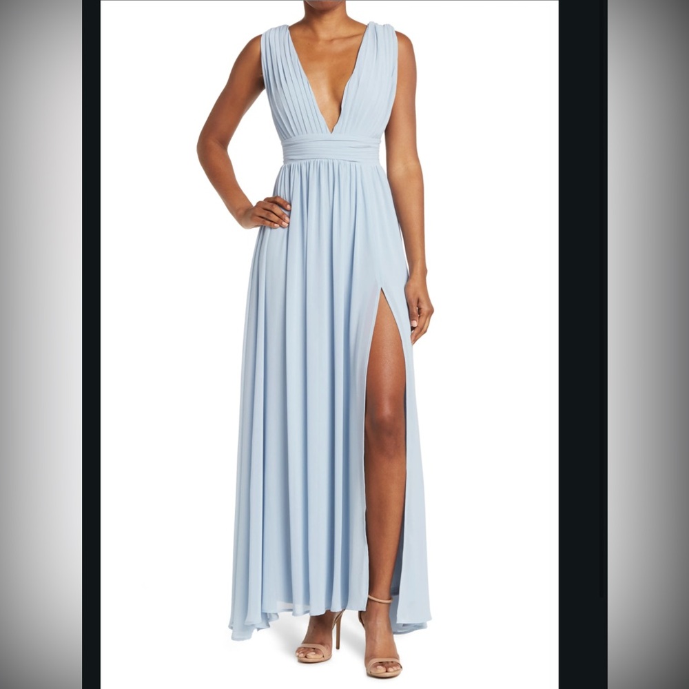 Love by Design Plunging V-Neck Maxi Dress